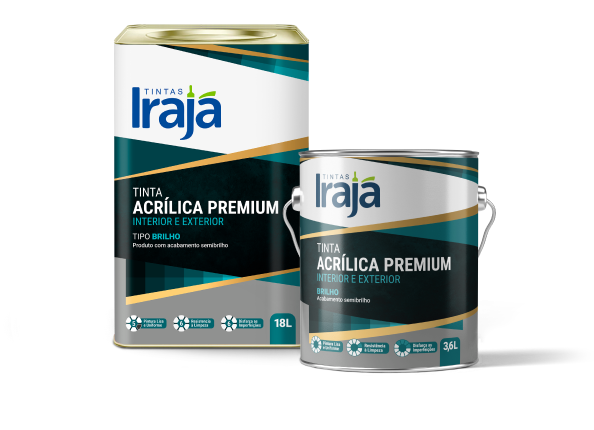Tinta Acrílica Premium Brilho